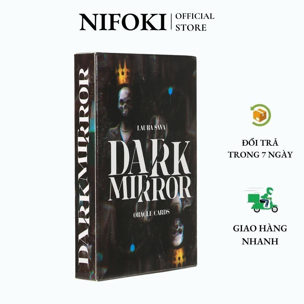 Bộ bài Dark Mirror Oracle Deck Nifoki E1
