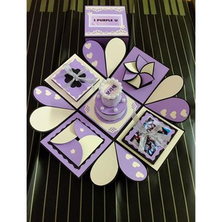 Hộp quà love box 1 lớp (tặng in 15 ảnh)