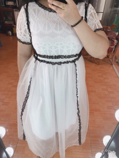 Đầm Viền Ren TK Bigsize