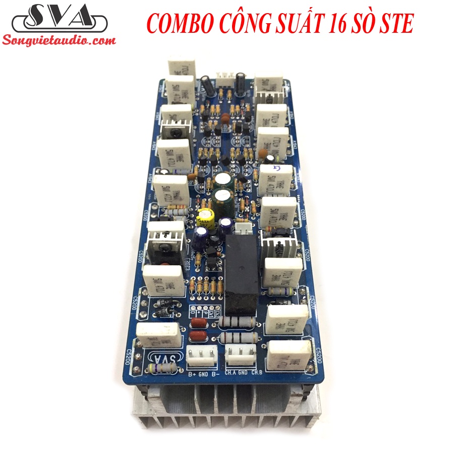 COMBO MẠCH CÔNG SUẤT 16 SÒ 2 KÊNH - MẠCH FIP THỦY TINH 2 LỚP - SÒ TT - 1 MẠCH