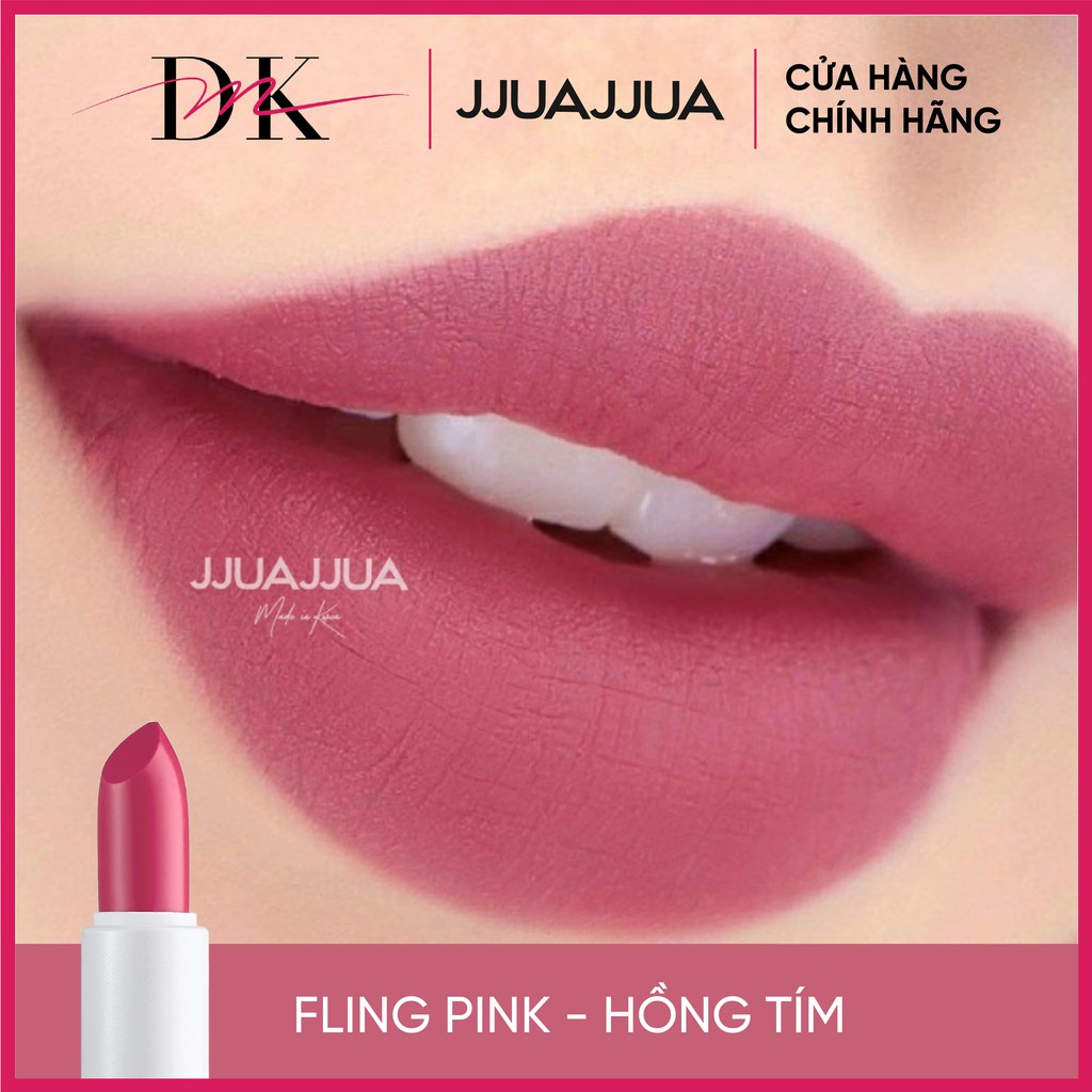 SON THỎI LÌ JJUAJJUA FLING PINK (HỒNG TÍM) | BigBuy360 - bigbuy360.vn