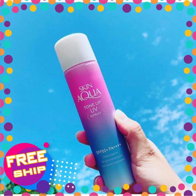 Chống Nắng Dạng Xịt Skin Aqua Tone Up UV Spray SPF50+ PA++++