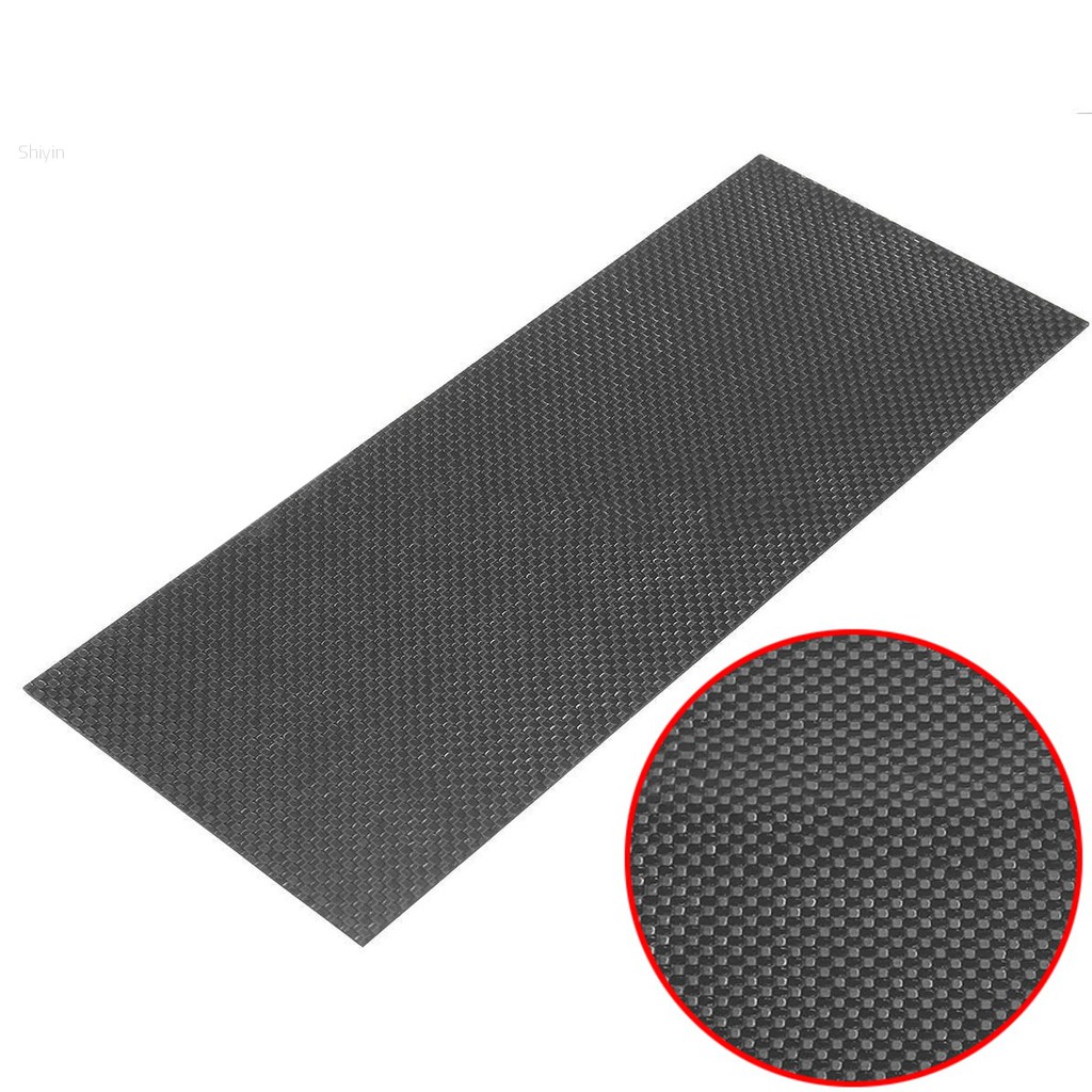 Tấm sợi carbon đa năng màu đen 100 * 250 * 1mm