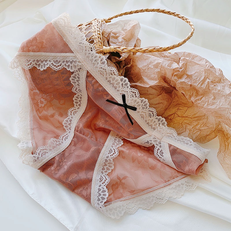 Quần lót nữ ren gấm Chunxuu sexy chất liệu cao cấp - QC49