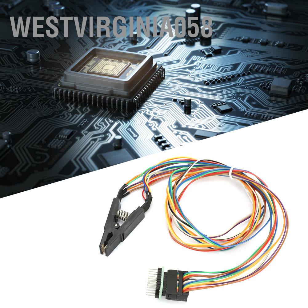Westvirginia058 Kẹp kiểm tra lập trình SOP16 SOIC16 16 chân kẹp IC đến DIP8 Flash Clip