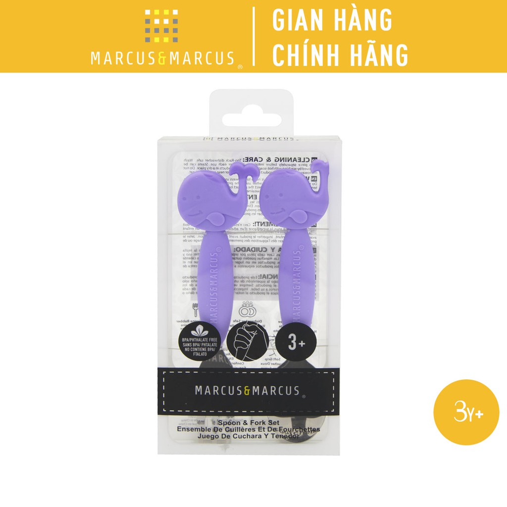 Bộ thìa nĩa ăn dặm cho bé Marcus & Marcus, từ 3 tuổi - Willo