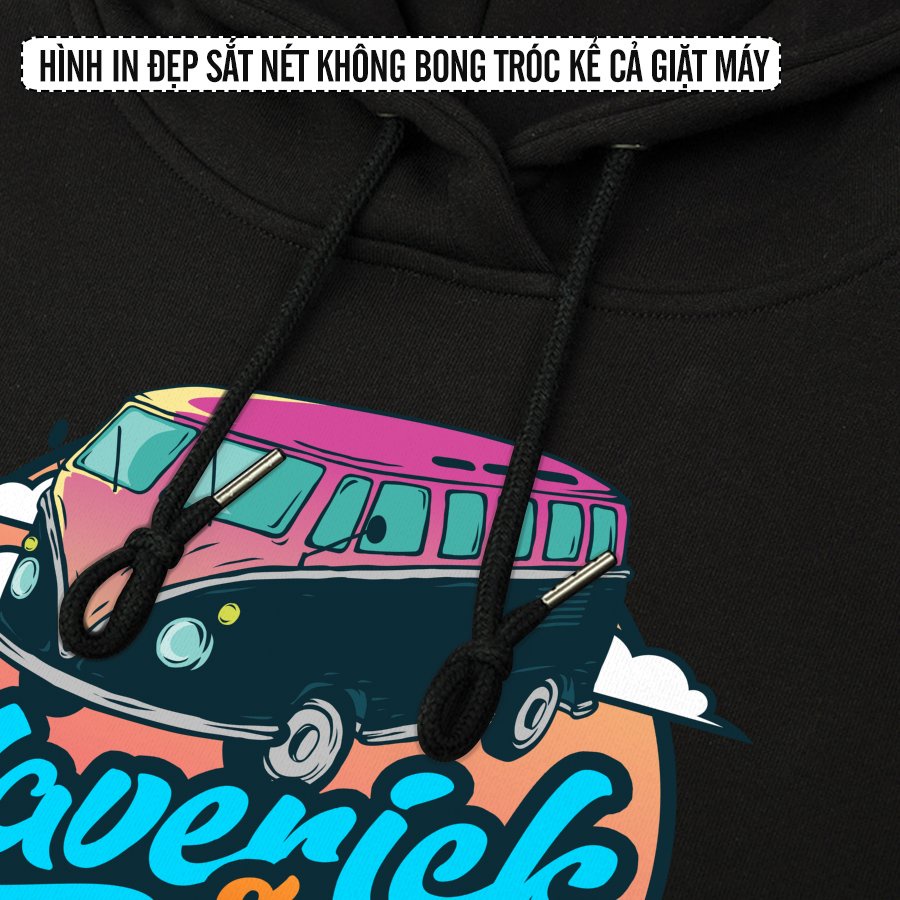 Áo Hoodie Nỉ Bông Cắm Trại Du Lịch Sắc Độc Đáo Áo Khoác Cotton Da Cá Áo Team Couple Maverick Localbrand MVR LIKA10042001