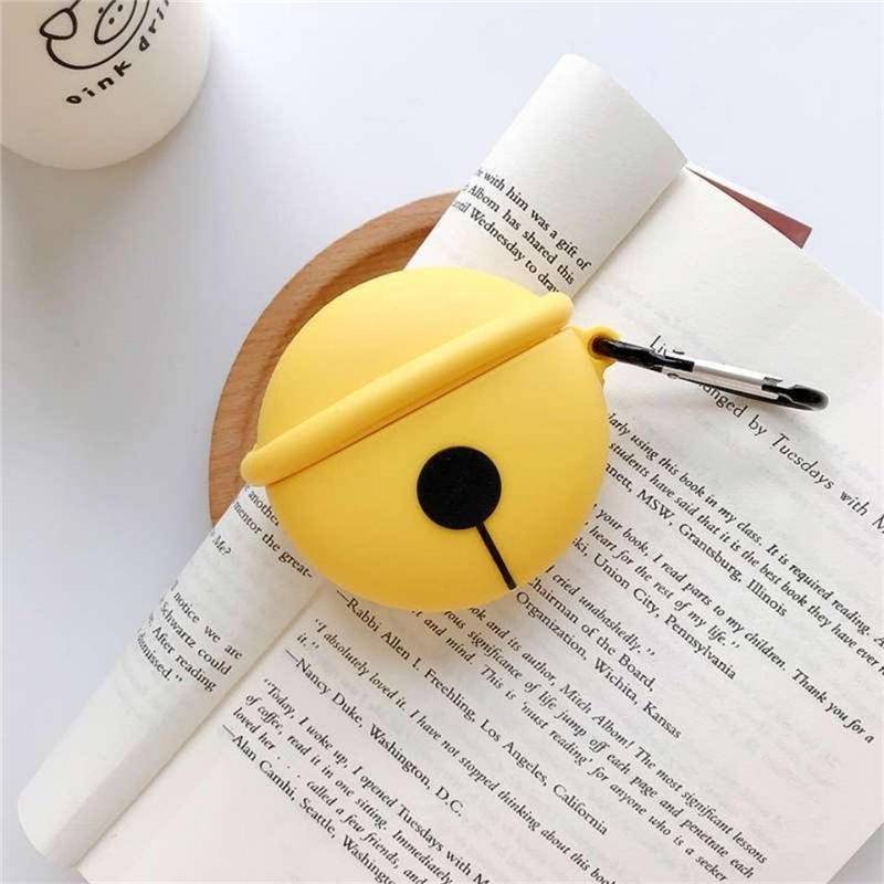 Vỏ Bảo Vệ Hộp Sạc Tai Nghe Airpod 1 2 Pro Bằng Silicon Mềm Hình Hoạt Hình 3D Dễ Thương