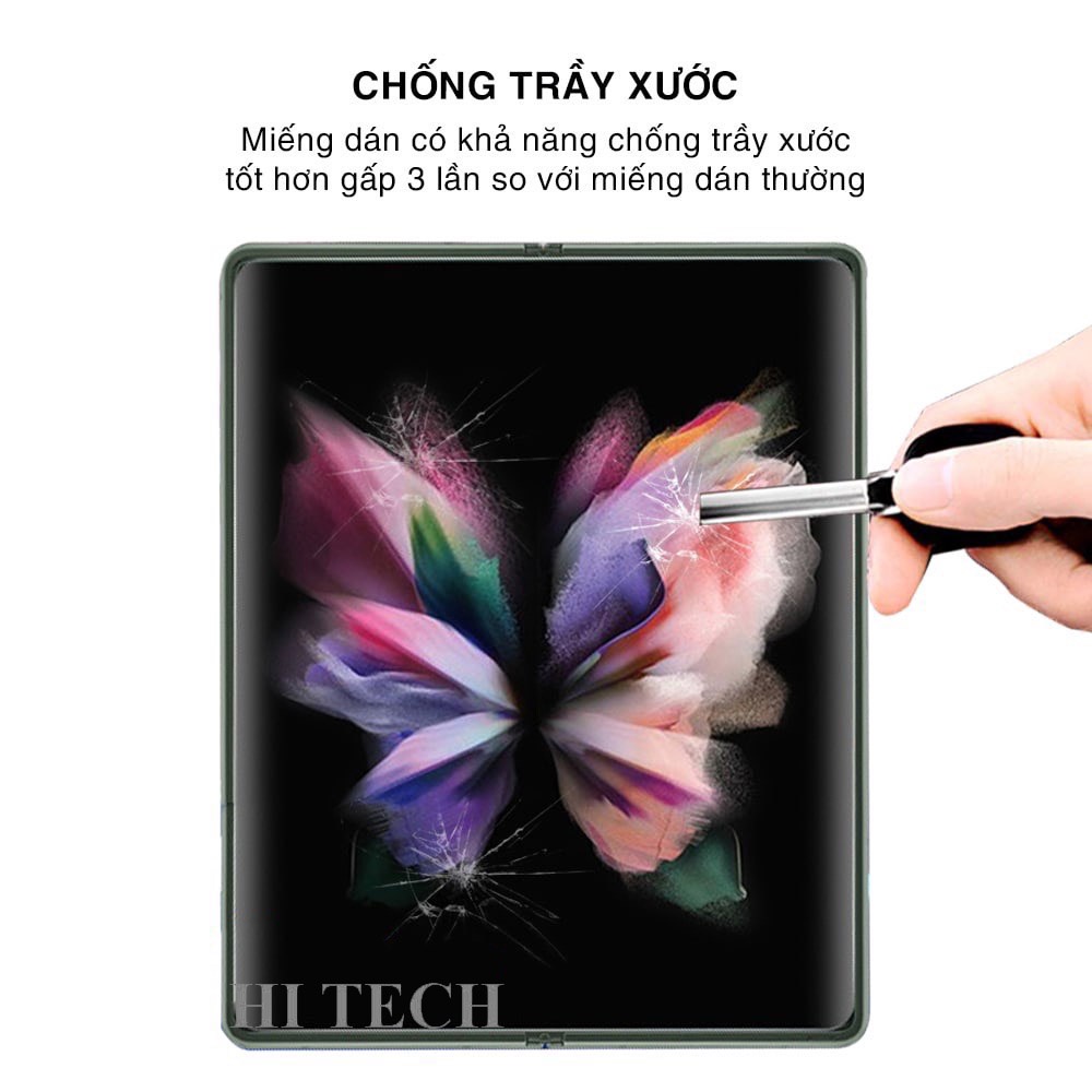 Dán màn hình Samsung Galaxy Z Fold 4 full màn dẻo trong suốt PPF tự phục hồi vết xước - Dán dẻo Samsung Galaxy Z Fold 4