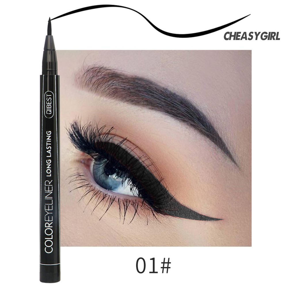 [Hàng mới về] Bút kẻ mắt nước kháng nước không nhòe nhanh khô 12 màu lựa chọn QIBEST | BigBuy360 - bigbuy360.vn