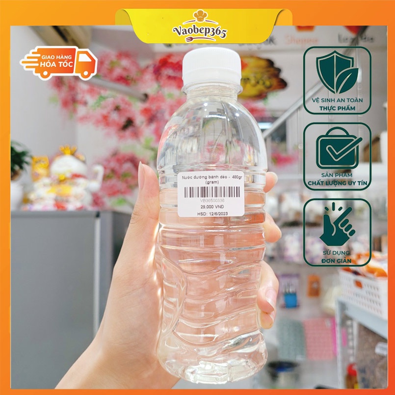Nước đường bánh dẻo trung thu 330ml trong suốt, sánh đặc, ngọt thanh - Vaobep365