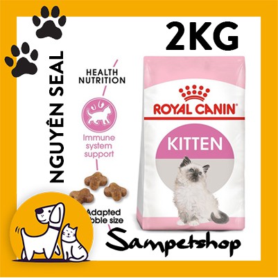 Thức ăn hạt Royal Canin Kitten 2kg túi nguyên seal