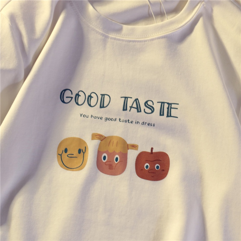 Áo thun tay lỡ nam nữ, phom rộng unisex hàn quốc, thun unisex in hình Cute