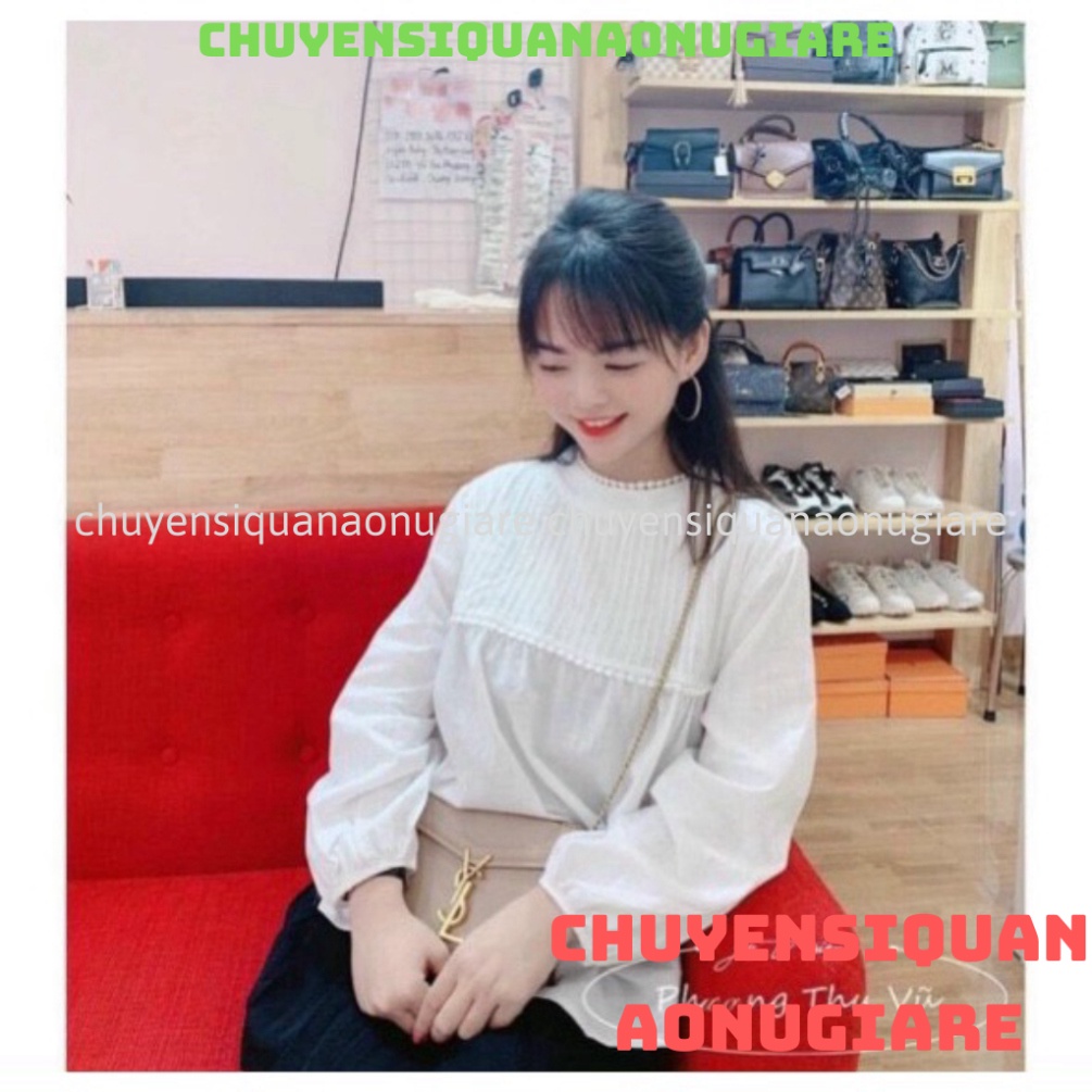 áo babydoll tiểu thư tay bèo hàng QCCC A505 chuyensiquanaonugiare