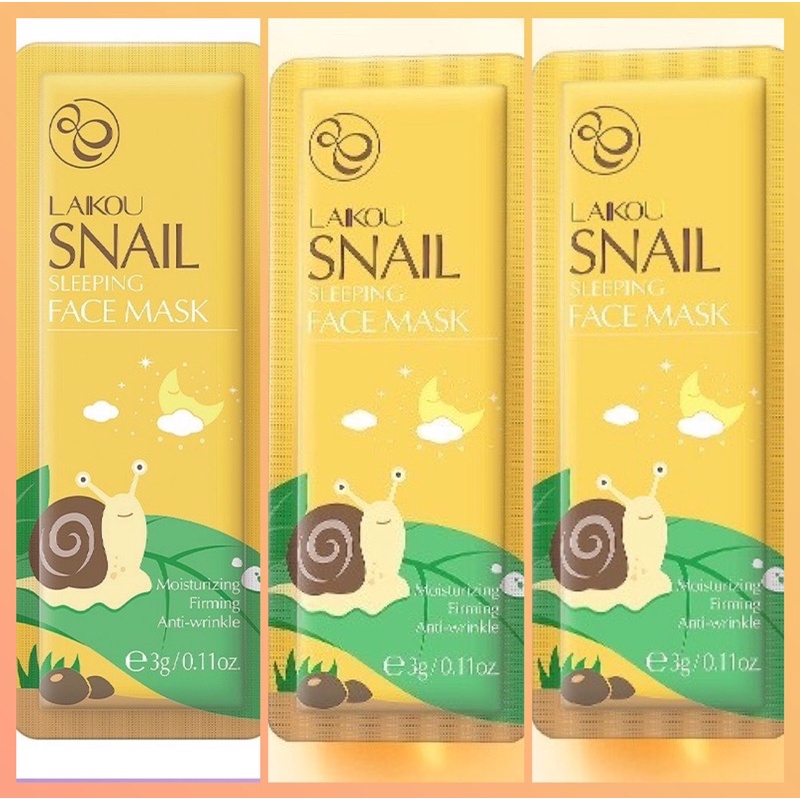 Mặt Nạ Ngủ LAIKOU Ốc Sên Chống Lão Hoá