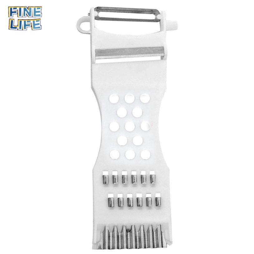 [12.24]PP+ Stainless Steel Large Multi-Functional Vegetable Cutter Five-in-One Peeler