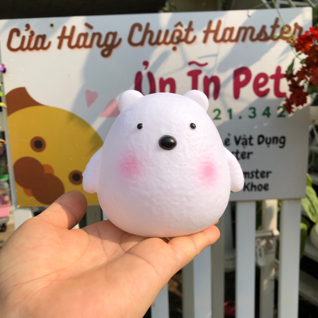 Đèn thú siêu dễ thương trang trí chuồng hamster dùng pin Cúc