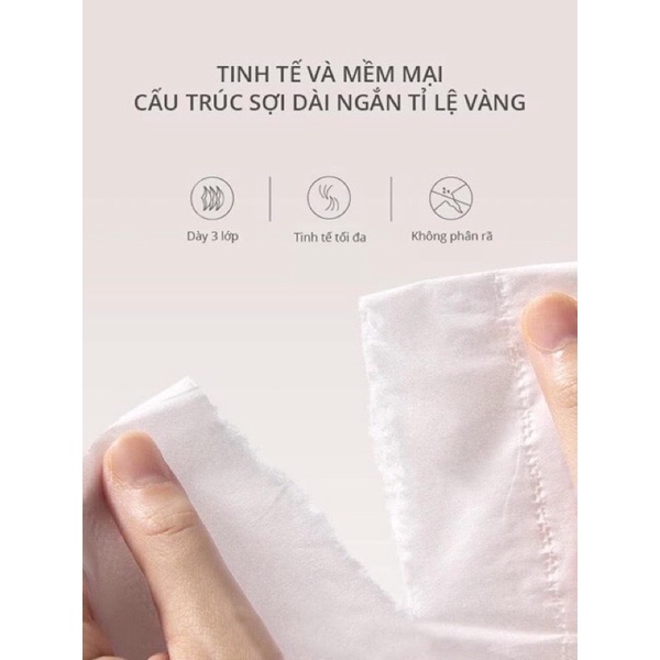 [combo 2 thùng ]Thùng 40 Gói Giấy Ăn Thỏ Trắng Siêu Dai, Siêu Mịn ,Giấy  Ăn Cầu Vồng XINMIE Chất Lượng Cao