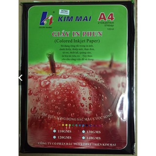 Giấy In Ảnh bóng Kim Mai 100 Tờ