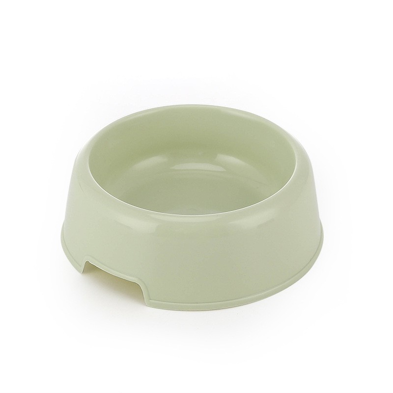Bát cho chó mèo đơn cỡ nhỏ giá rẻ hình tròn bằng nhựa size XS 13.9/10.6x4.6cm