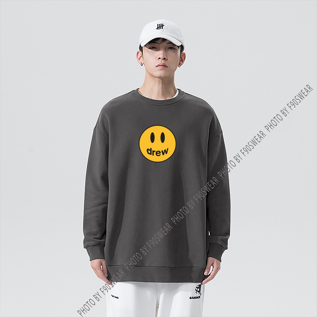 Áo sweater nỉ nam nữ , áo nỉ dài tay  basic sweater phong cách Ulzzang cặp đôi nam nữ form rộng oversize Hàn Quốc | BigBuy360 - bigbuy360.vn