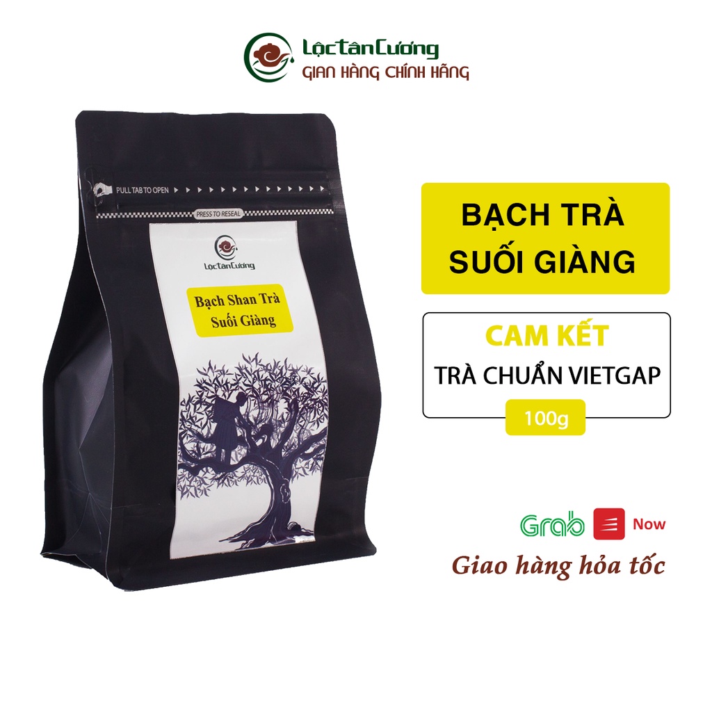 Bạch Trà Suối Giàng (100g) Lộc Tân Cương - Trà Cổ Thụ Cao Cấp