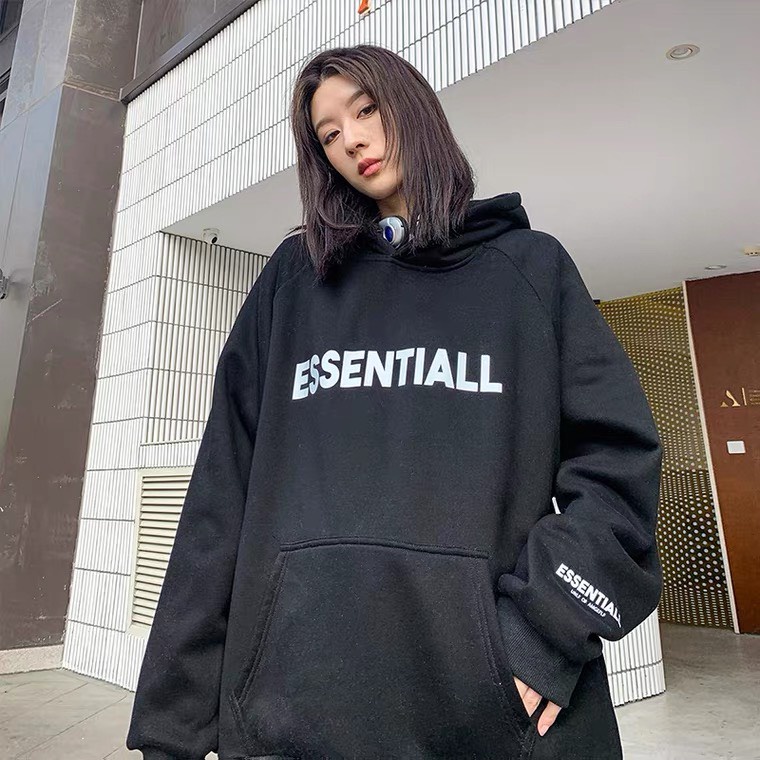 Áo Khoác Nỉ ESSENTIAL - Áo Hoodie Thời Trang Unisex Nam Nữ kiểu dáng thể thao Hottrend dễ phối đồ trẻ trung KNN33 | BigBuy360 - bigbuy360.vn