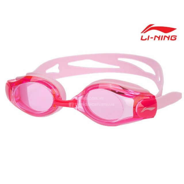 Kính bơi Lining ASJN004-2 - Chính hãng- Chống tia UV Chống nước vào - Kèm nút tai