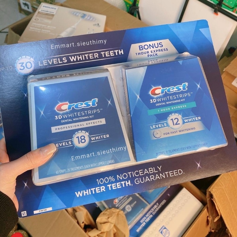 Miếng Dán Trắng Răng Crest 3D Whitestrips [Miếng Lẻ]