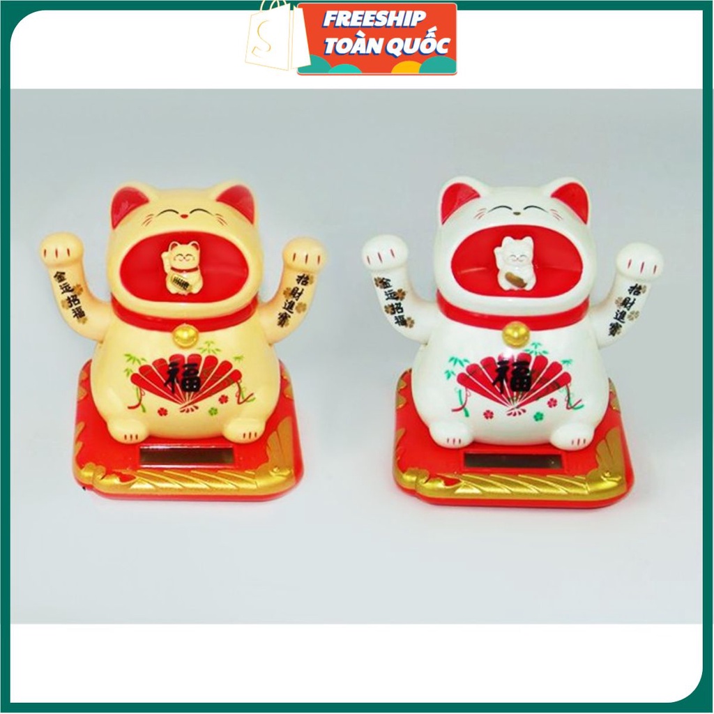 Mèo Thần Tài Gọi 2 Tay - Nhân Đôi Tiền Tài