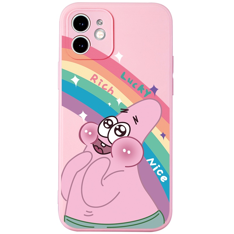 Ốp lưng JURSUE hoạt hình cặp đôi dễ thương đẹp Cho iPhone 14 13 12 11 Pro Max SE 2020 X XR XS 8 7 ip 6S 6 Plus kute Y2010