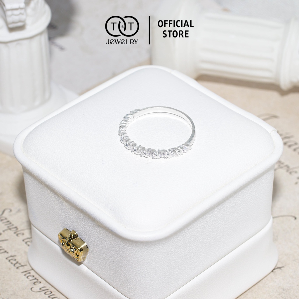 Nhẫn Bạc Nữ s925 T&amp;T Jewelry Sweet Love cấp NN017