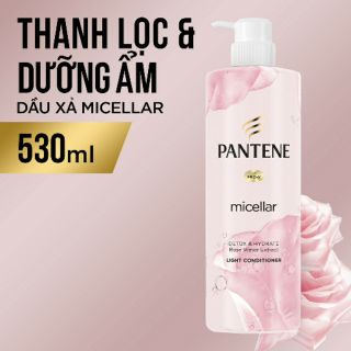 Bộ Dầu Gội + Dầu Xả Tóc Panten Pro-V Chiết Xuất Hoa Hồng 530ML