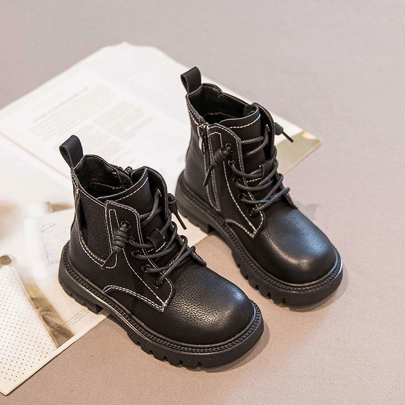 Giày Boot Thiết Kế Mới Thời Trang Mùa Thu Dành Cho Bé Trai Và Bé Gái