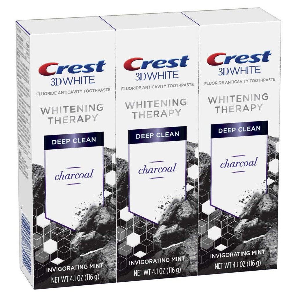 Kem đánh răng Crest 3D White Charcoal Toothpaste 1 tuýp 90ml