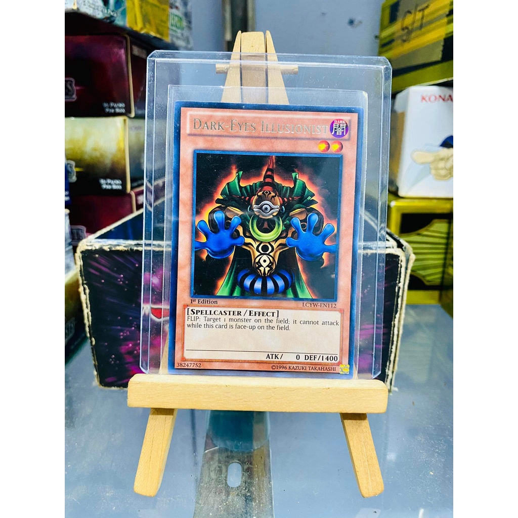 Lá bài thẻ bài Yugioh Dark-eyes Illusion - Rare - Tặng bọc bài nhựa bảo quản