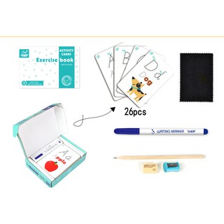 Thẻ Học Chữ - Số Xóa Được