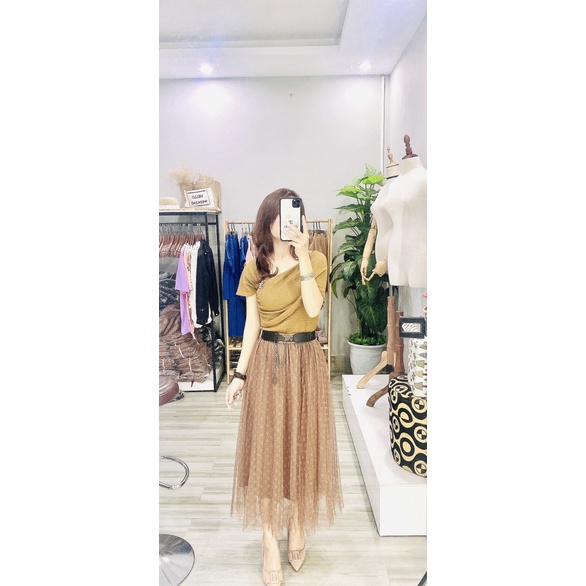 Áo thun trễ vai