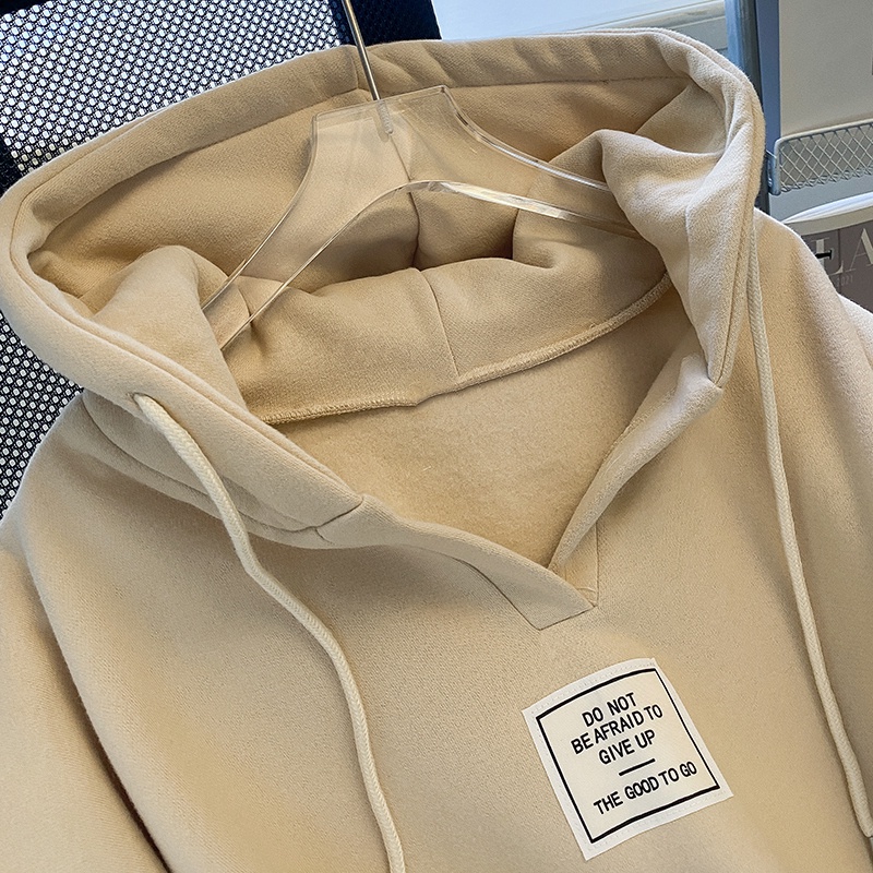 ZHELIHANGFEI Áo Hoodie Tay Dài Dáng Rộng Hợp Thời Trang Dễ Phối Đồ