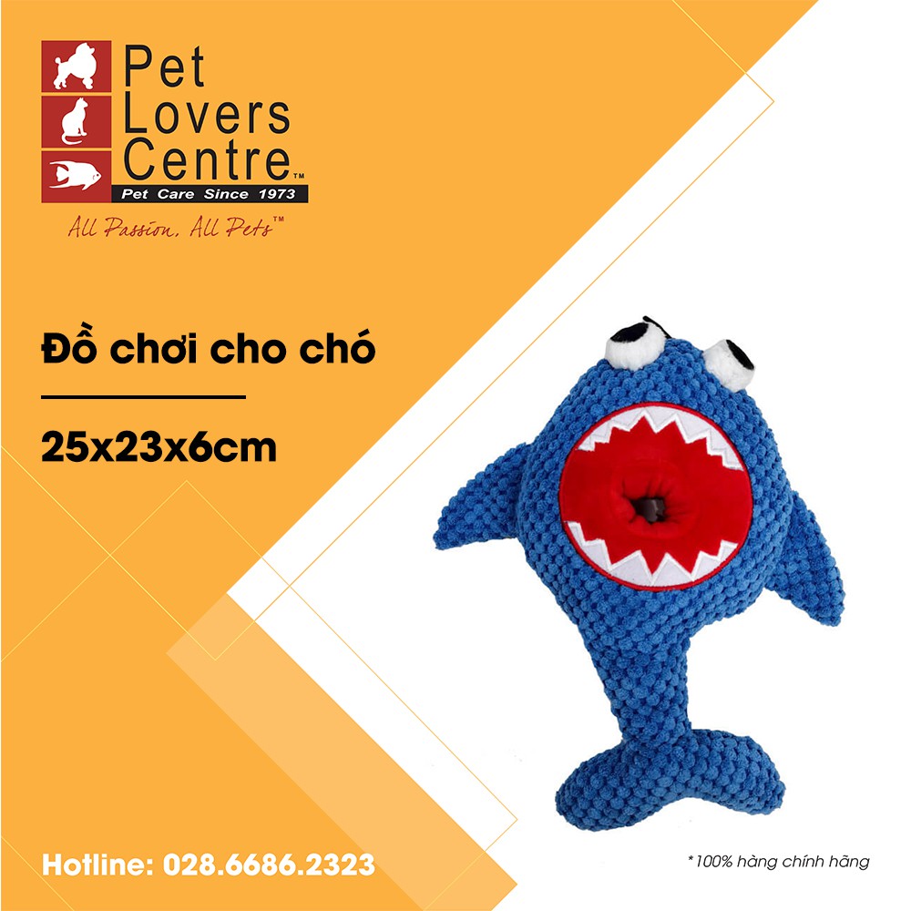 Đồ chơi cho chó CHOMPER  AHOY RING MOUTH SHARK (25x23x6cm)