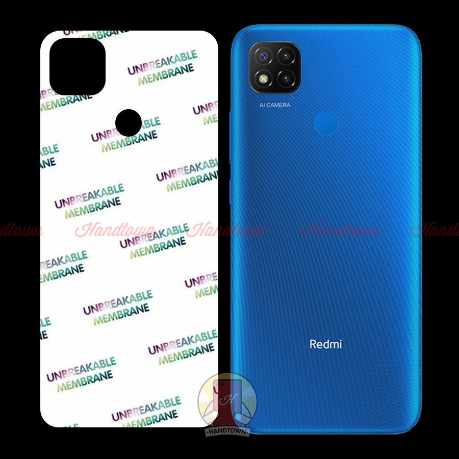 Dán Ppf Mặt Lưng Xiaomi Redmi 9 / 9A / 9C Hiệu Ứng Cầu Vồng Không Full Viền