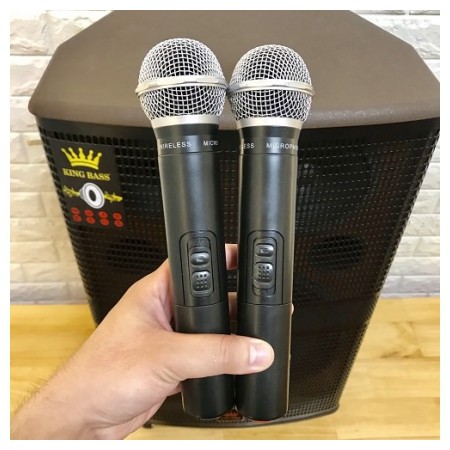 [ THANH LÝ XẢ HÀNG ] Loa kéo karaoke di động Kingbass VTT 152 Pro, Loa thùng gỗ 4 tấc âm thanh sống động hát karaoke hay