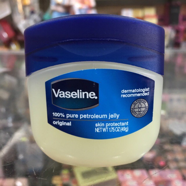 Vaseline dưỡng ẩm [Da mịn màng 100%_Hàng Auth] Sáp dưỡng da đa năng Vaseline 49g Original của Mỹ