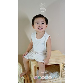 Bộ ba lỗ HRNEE vải sợi sồi Modal