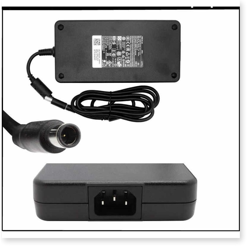 💦 Adapter Sạc Laptop Dell 240w thân dẹt 19.5V -12.3A ZIN bóc máy Dùng cho M6700 M6400 M6800 Tặng dây nguồn