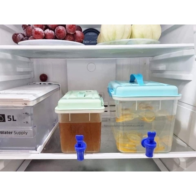 Bình đựng nước có vòi để tủ lạnh dung tích 5 lít
