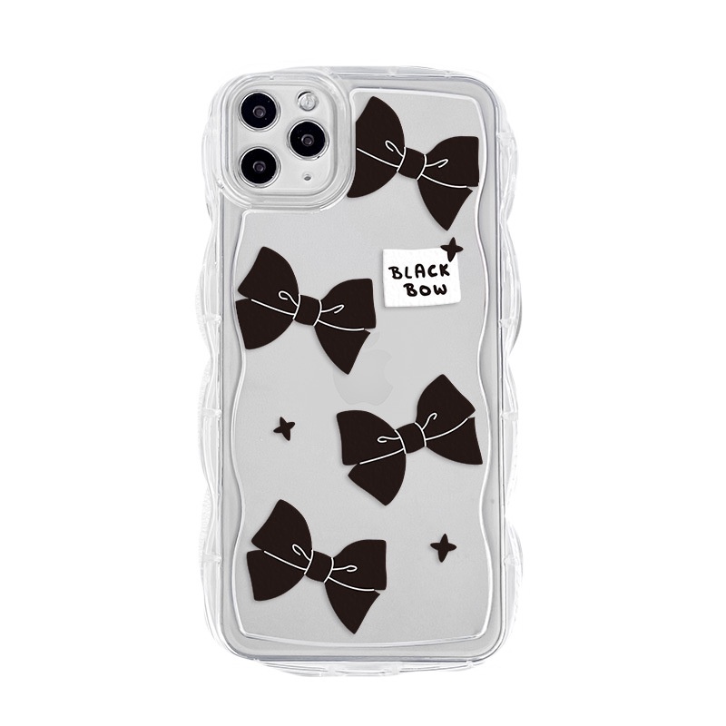 Ốp lưng iphone Ốp Điện Thoại Silicone Trong Suốt Họa Tiết Ren Cho iphone13Pro 11 / 12 xs / 7 / 8 / Dinuo case