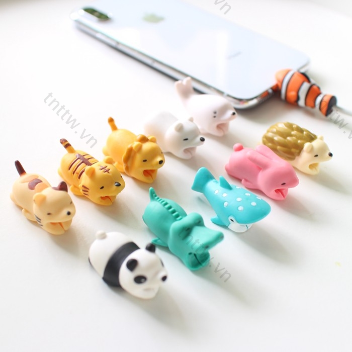 Phụ kiện bảo vệ đầu dây cáp kiểu dáng hoạt hình dễ thương