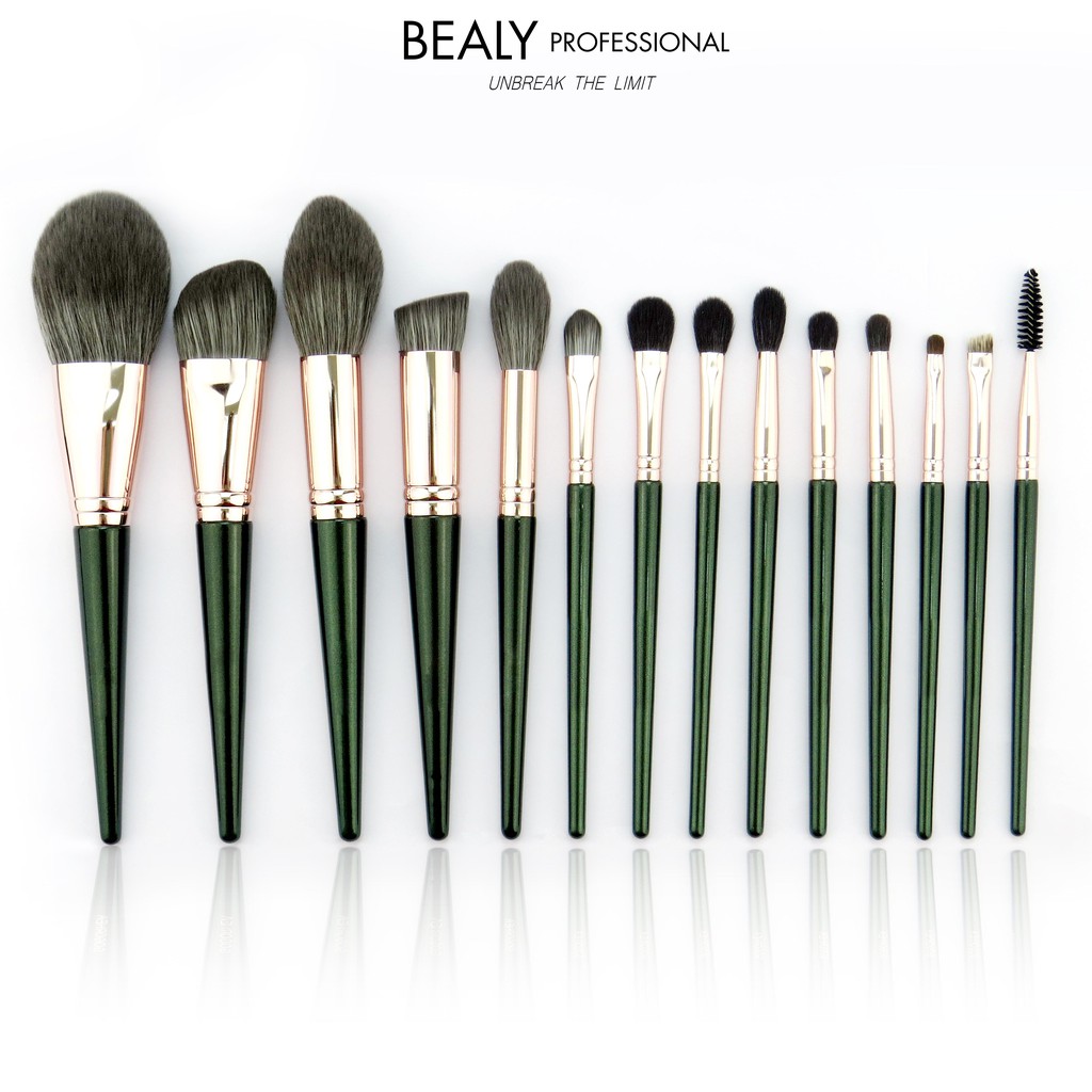 Bộ Cọ Trang Điểm Cán Xanh BEALY-14C
