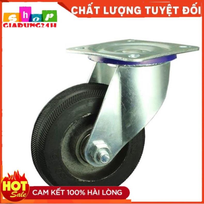 Phi 150mm-Bánh xe đẩy chịu lực cao, đường kính 1500mm, bánh gang, viền cao su -Giadung24h